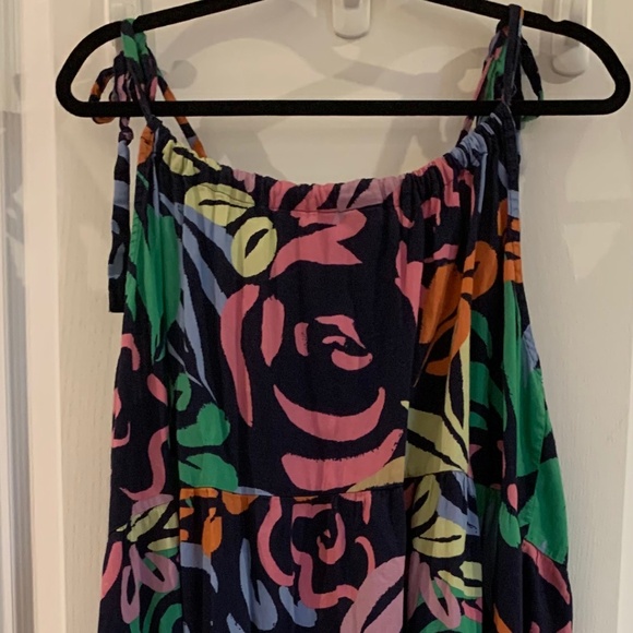 Soft colourful fun cotton Summer dress - Picture 1 of 4